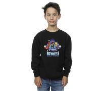 Official Licensed Harry Potter Batwheels Group Boys Sweatshirt - Soft Fleece Crew Neck Sweatshirt, Front Graphic Print, Warm Jumper, Fan Gift, Available in Multiple UK Sizes Black