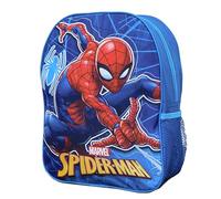 Official Licensed Kids Boys & Girls School Backpack with Side Mesh Pocket (Spiderman)
