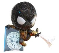 Hot Toys Cosbaby: Spider-Man No Way Home Spider-Man Black & Gold Suit Figures