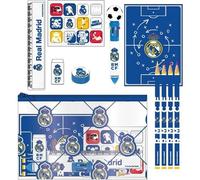 Official Licensed Real Madrid Colouring Activity Album with Games, Drawings and Hobbies - Real Madrid Album Didactic Book for Madrid Children Develops Creativity, School Set, Standard, Classic