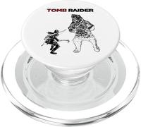 Official Licensed Tomb Raider Lara Croft vs Bear PopSockets PopGrip for MagSafe