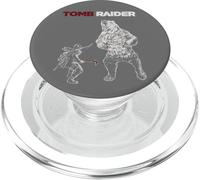 Official Licensed Tomb Raider Lara Croft vs Bear PopSockets PopGrip for MagSafe