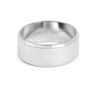 Official Licensed Tottenham Hotspur Stainless Steel Crest Band Ring - Medium Mens/Unisex Football Gift