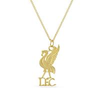 Official Liverpool 18ct Gold Plated Silver Liverbird Pendant & Chain - Hallmarked Licensed Gift