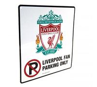 Official Liverpool FC Metal No Parking Sign (23 x 25cm)