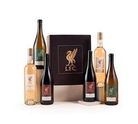 Official Liverpool FC Wine Gifts (Red, White & Rosé) - 6 x 750ml Bottles with Gift Box - Exclusive Wine Gift Set - Touriga Nacional Blend, Sauvignon Blanc, and Grenache Blend (10.5-13% ABV)