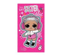 Official LOL Surprise Sister Birthday Card, Birthday Card for Sister, Climate Pledge Friendly Card for Sister, Recyclable Birthday Card, Officially Licensed Birthday Card
