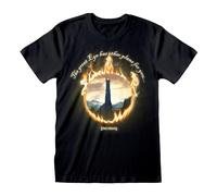 Official Lord of The Rings The Great Eye Unisex Black T-Shirt, Small
