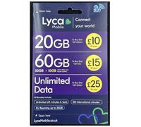 OFFICIAL LYCAMOBILE - MICRO/ STANDARD SIM CARD UK BUYERS ONLY PLEASE !
