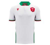 Official Macron Wales WRU 2024/2025 Men's Away Cotton Rugby Shirt - RRP £71.00