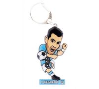 Official MANCHESTER CITY FC"ALVARO NEGREDO number 9" metal keyring