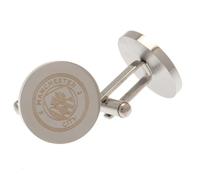 Official Manchester City FC Stainless Steel Round Cufflinks