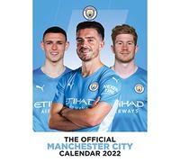 Official Manchester City Football Club 2022 Calendar - Month To View A3 Wall Calendar