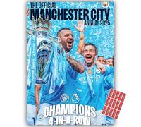 Official Manchester City Football Club Annual 2025 [hardcover] for city fans with Organisational Stickers, football annual