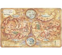 Official Map Of Barsoom John Carter Vintage Metal Tin Signs For Men Women Wall Art Decor For Home Bars Clubs Cafes 8x12 Inch