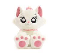 Official Marie Big Feet Soft Toy, The Aristocats, 27cm/10.6”, Small Cuddly White Cat Kids Plush Character Figure, Kitten Suitable for Ages 0+