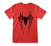 Official Marvel Comics SpiderMan T-Shirt Black Spider Symbol Unisex Graphic Tee