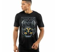 Official Marvel Mens Thanos Throne T-shirt Black S - XXL