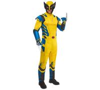 Official Marvel Wolverine Costume Adults X-Men Fancy Dress Superhero Outfit