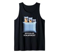 Official Meerkat Family in Bed Sleep Shirt Tank Top