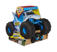 Official Megalodon STORM All-Terrain RC Monster Truck 1:15 Scale - Water-Resistant, USB Rechargeable, Authentic Replica