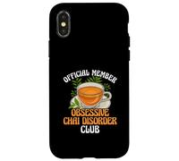 Official Member Obsessive Chai Disorder Club Humor Case for iPhone X/XS