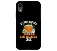 Official Member Obsessive Chai Disorder Club Humor Case for iPhone XR