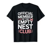 Official Member of The Empty Nest Club, Nester Dad and Mom T-Shirt