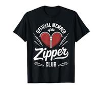 Official Member of The Zipper Club Open Heart Surgery T-Shirt
