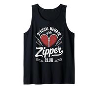 Official Member of The Zipper Club Open Heart Surgery Tank Top