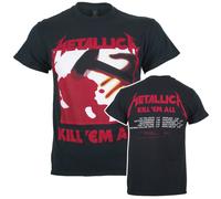(XL) Metallica 'Kill Em All Tracks' (Black) T-Shirt