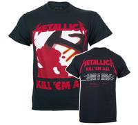 Official Metallica T Shirt Kill Em All Tracks Album Art Black New S M L XL XXL
