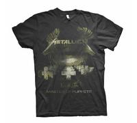 Metallica Men's Master of Puppets Distressed BL_TS:2XL T-Shirt, Black (Black Black), XX (Size:XX-Large)