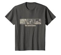 Official MGK Lost Americana T-Shirt, Youth, Asphalt Grey, Large