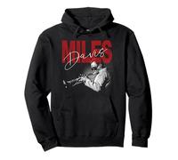 Official Miles Davis Distressed Photo Jazz Legend Pullover Hoodie