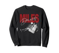 Official Miles Davis Distressed Photo Jazz Legend Sweatshirt