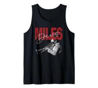 Official Miles Davis Distressed Photo Jazz Legend Tank Top