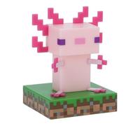 OFFICIAL MINECRAFT AXOLOTL ICONS LIGHT MOOD DESK LAMP NEW IN GIFT BOX