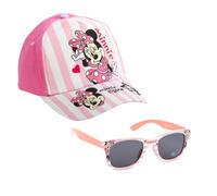 Official Minnie Mouse Baseball Cap and Sunglasses Set | Perfect Summer Accessories for Holiday | Adjustable Sizing | 100% UV Protection | Girls Sunglasses | Girls Cap