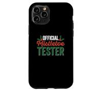 Official Mistletoe Tester Funny Christmas Ivy Berries Santa Case for iPhone 11 Pro