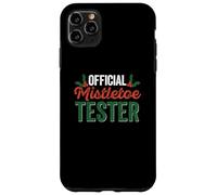 Official Mistletoe Tester Funny Christmas Ivy Berries Santa Case for iPhone 11 Pro Max