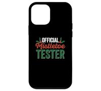 Official Mistletoe Tester Funny Christmas Ivy Berries Santa Case for iPhone 12 mini