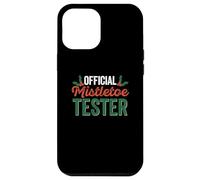Official Mistletoe Tester Funny Christmas Ivy Berries Santa Case for iPhone 12 Pro Max