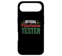 Official Mistletoe Tester Funny Christmas Ivy Berries Santa Case for iPhone Air