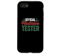 Official Mistletoe Tester Funny Christmas Ivy Berries Santa Case for iPhone SE (2020) / 7/8