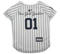 Official MLB New York Yankees Pet Jersey for Dogs & Cats, Size X-Small - Stylish Baseball Jersey for Your Furry Fan- Show Off Team Spirit with The Perfect Fan Apparel Gear for Pet, Dog & Cat