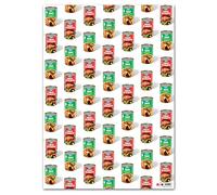 Official Modern Toss - 2 Sheets of Christmas Dinner Funny Wrapping Paper - Sold by Brainbox Candy