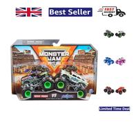 Official Monster Jam Monster Trucks - Pack of Two with Realistic Details
