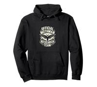 Official Mothman Research Team Cryptid Hunter Pullover Hoodie