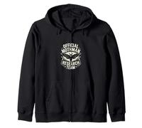 Official Mothman Research Team Cryptid Hunter Zip Hoodie